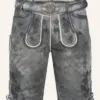 Lederhose Okko mit Gürtel