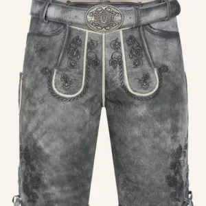 Lederhose Okko mit Gürtel