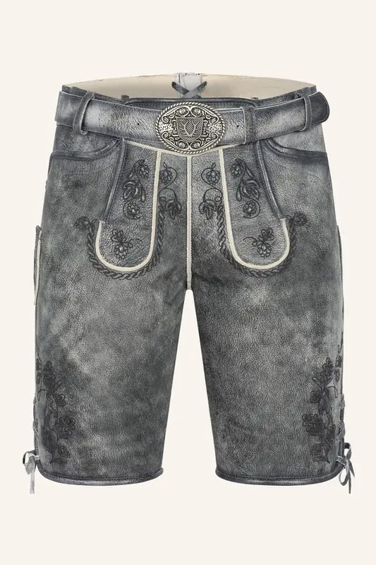 Lederhose Okko mit Gürtel