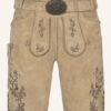 Lederhose Milian mit Gürtel