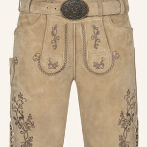 Lederhose Milian mit Gürtel