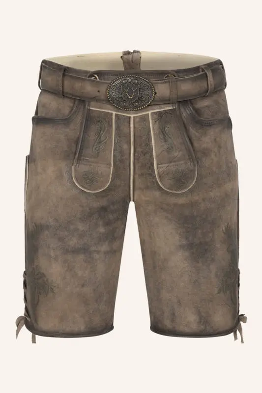 Lederhose Diran mit Gürtel