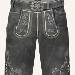 Lederhose Nevi mit Gürtel