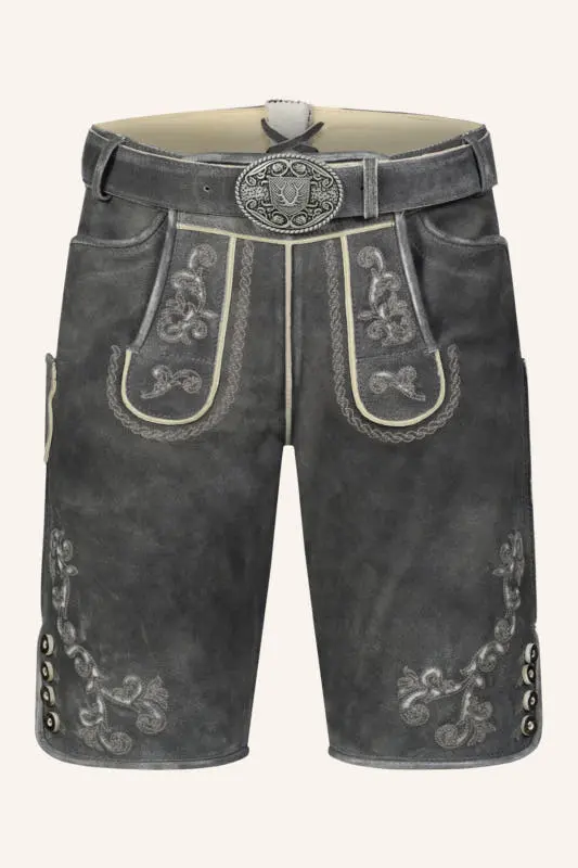 Lederhose Nevi mit Gürtel