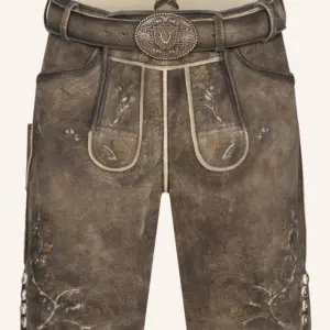 Lederhose Wanja mit Gürtel