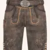 Lederhose Theodor mit Gürtel