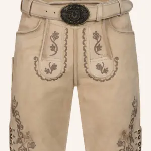 Lederhose Tayden mit Gürtel
