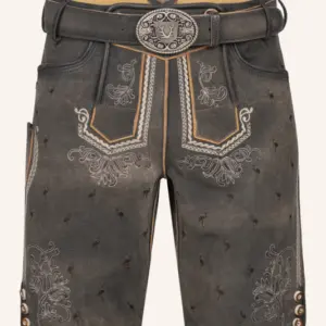 Lederhose Udo mit Gürtel