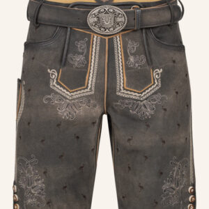 Lederhose Udo mit Gürtel