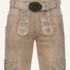 Lederhose Patrizio mit Gürtel