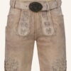 Lederhose Patrizio mit Gürtel