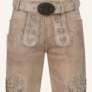 Lederhose Patrizio mit Gürtel