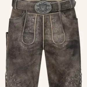 Lederhose Patrizio mit Gürtel