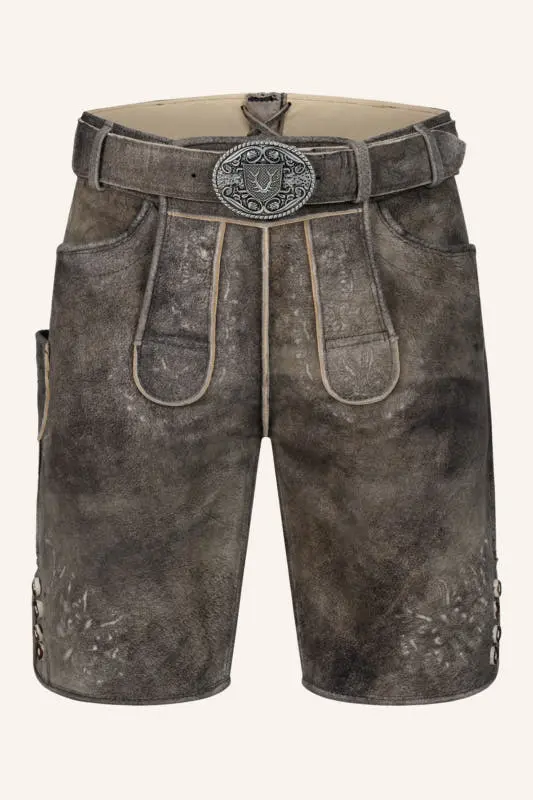 Lederhose Patrizio mit Gürtel