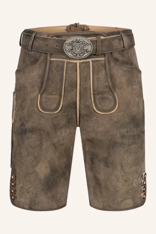 Lederhose Denis mit Gürtel