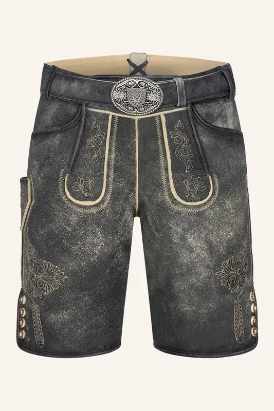Lederhose Kieran mit Gürtel