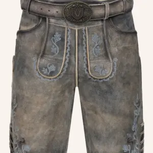 Lederhose Melo mit Gürtel