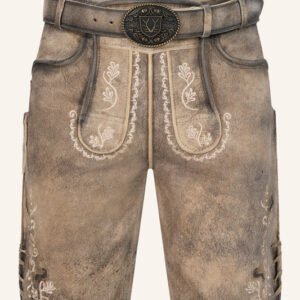 Lederhose Melo mit Gürtel