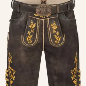 Lederhose Tilo mit Gürtel