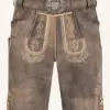 Lederhose Mailo mit Gürtel