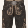 Lederhose Orlando mit Gürtel