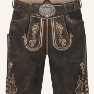 Lederhose Orlando mit Gürtel