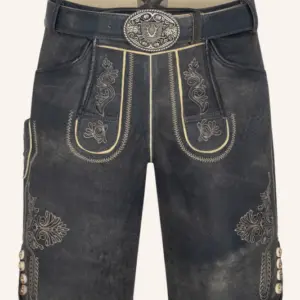 Lederhose Austin mit Gürtel