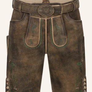 Lederhose Tarius mit Gürtel