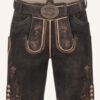 Lederhose Terence mit Gürtel