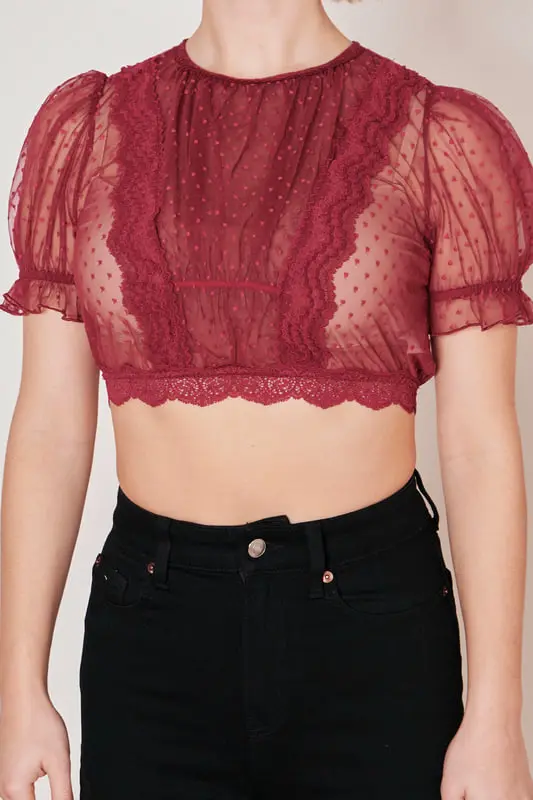 Dirndlbluse Kelly – Bild 2