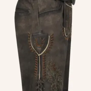 Alternative view of Lederhose Elliot mit Gürtel