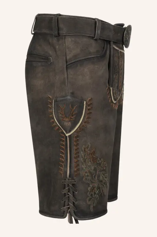 Lederhose Elliot mit Gürtel – Bild 2