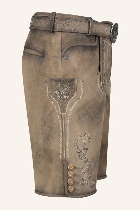 Lederhose Wincent mit Gürtel – Bild 2