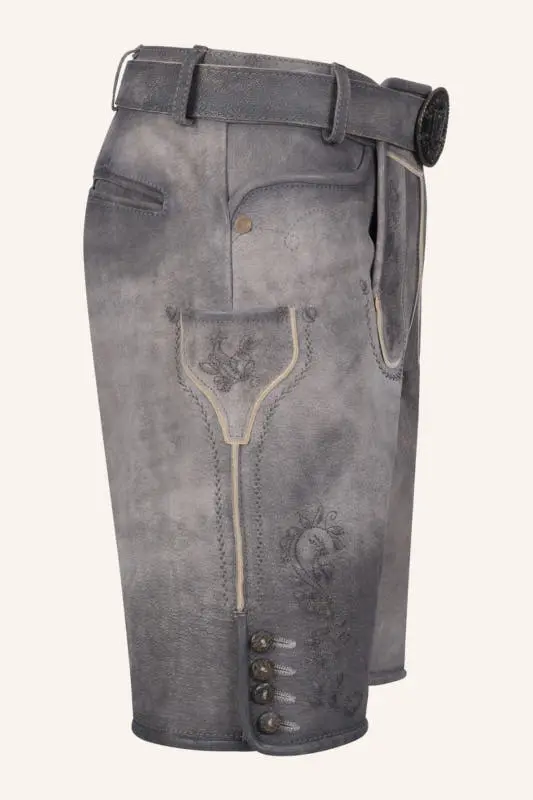 Lederhose Wincent mit Gürtel – Bild 2
