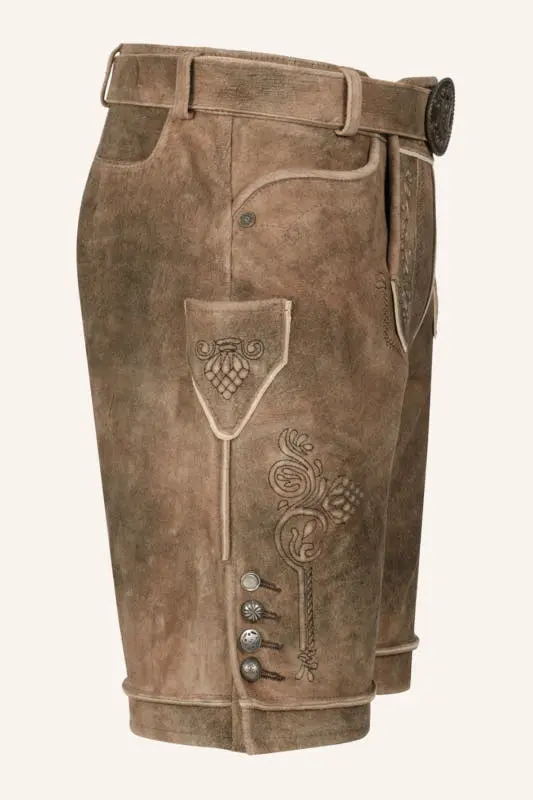 Lederhose Jakobus mit Gürtel – Bild 2