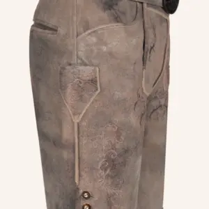 Alternative view of Lederhose Delio mit Gürtel