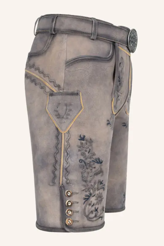Lederhose Juan mit Gürtel – Bild 2