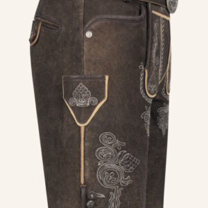 Alternative view of Lederhose Vinc mit Gürtel