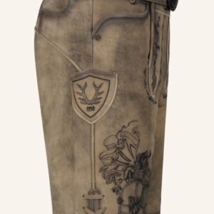 Alternative view of Lederhose Giuliano mit Gürtel