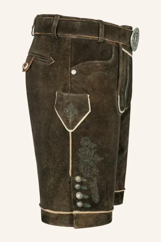 Lederhose Jayden mit Gürtel – Bild 2