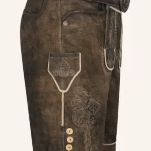 Alternative view of Lederhose Waris mit Gürtel