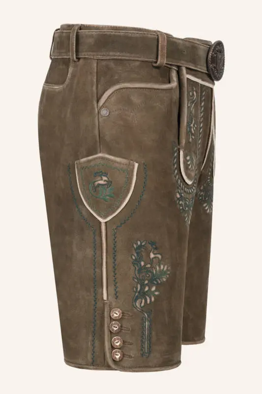 Lederhose Cailan mit Gürtel – Bild 2