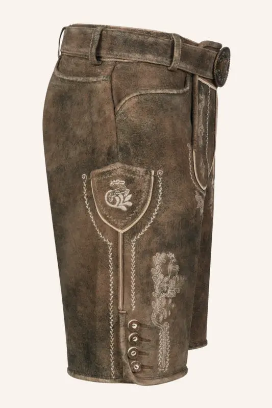 Lederhose Josha mit Gürtel – Bild 2