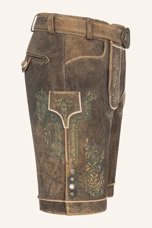 Lederhose Rob mit Gürtel – Bild 2
