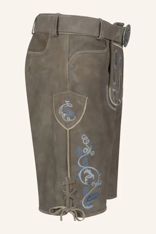 Lederhose Malik mit Gürtel – Bild 2
