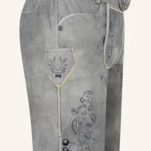 Alternative view of Lederhose Lucius mit Gürtel
