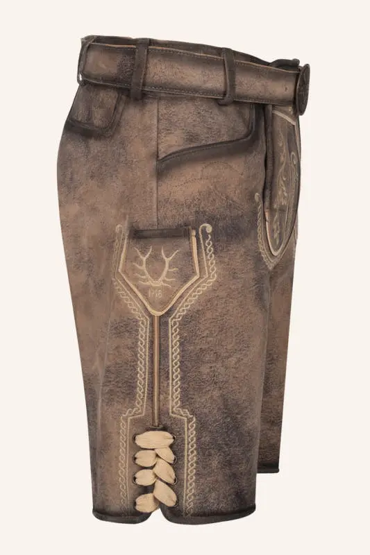 Lederhose Magnus mit Gürtel – Bild 2