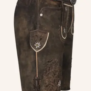 Alternative view of Lederhose Leny mit Gürtel