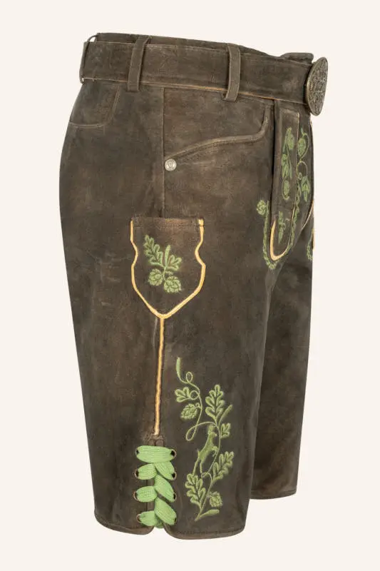 Lederhose Cassius mit Gürtel – Bild 2