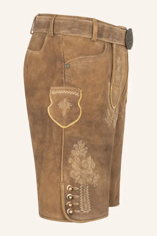 Lederhose Roberto mit Gürtel – Bild 2